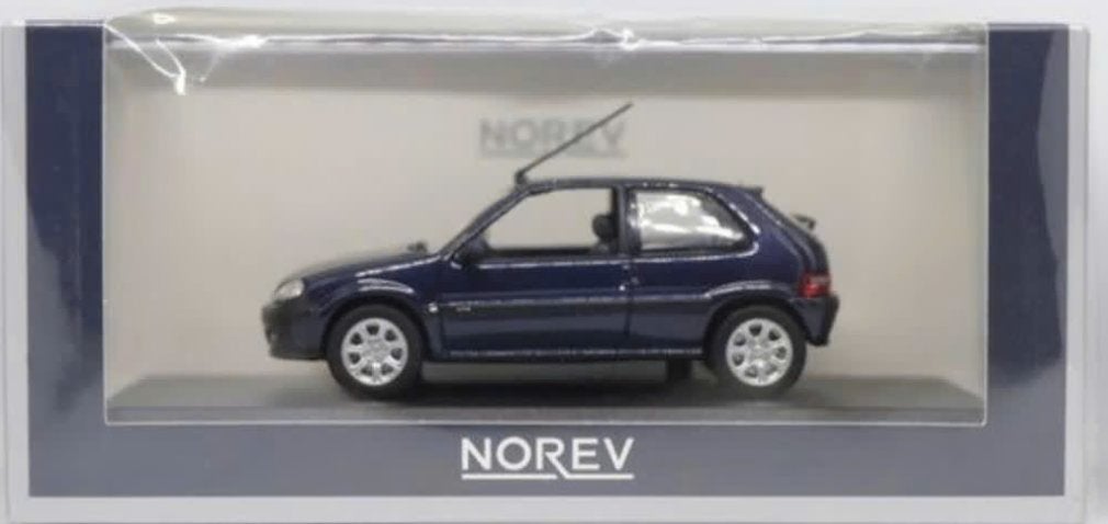 CITROEN SAXO VTS 2000 MAURITIUS BLAUW 1/43 NOREV REF. 155158, Verzenden, Nieuw, Auto, Norev
