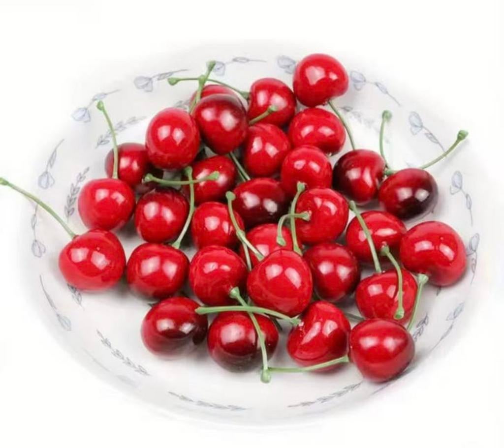 50x Kunst Kersen – 2,5 cm – Sierfruit / Nepfruit, Huis en Inrichting, Woonaccessoires | Overige, Verzenden, Nieuw