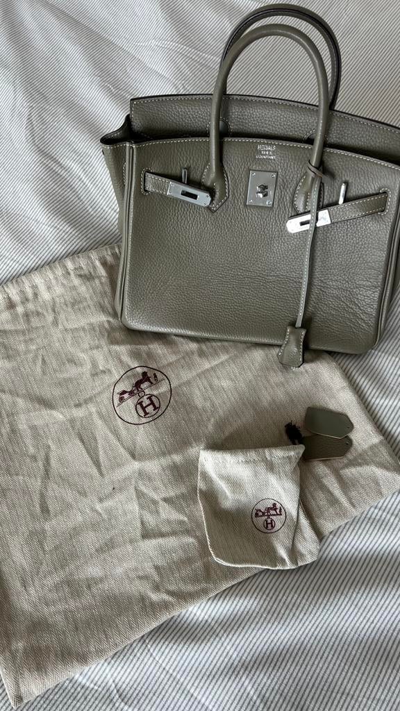 Hermes bag, Ophalen of Verzenden, Zo goed als nieuw, Groen, Handtas