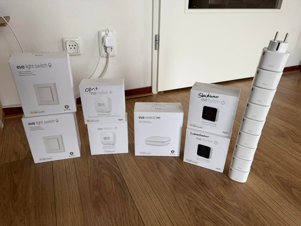 Eve HomeKit Smart Home Bundel (Elgato) — alles in 1 koop, Ophalen of Verzenden, Gebruikt