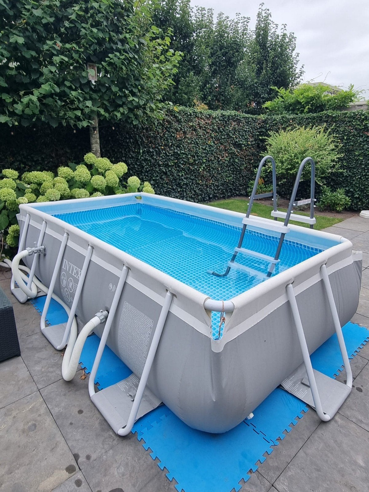 Intex Zwembad met zandfilter- en chloorpomp 3mx1.65mx0.8m, Ophalen, 80 tot 120 cm, Minder dan 200 cm, Opzetzwembad
