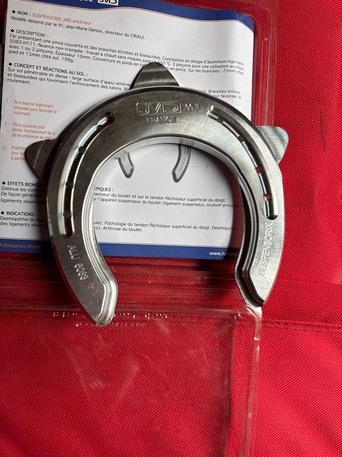 Aluminium ijzers voor paard met tussenpeesblessure, Dieren en Toebehoren, Paarden en Pony's | Overige Paardenspullen, Ophalen of Verzenden