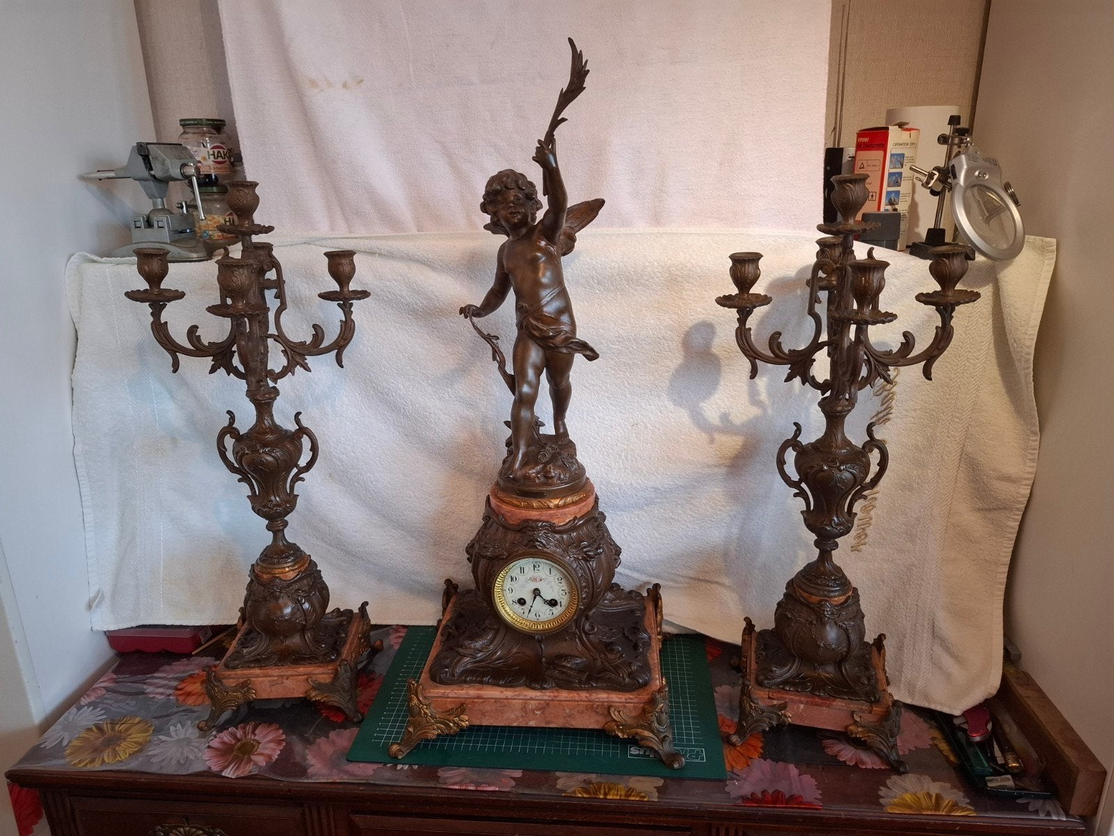 super groot stel, 78cm hoog, Antiek en Kunst, Ophalen