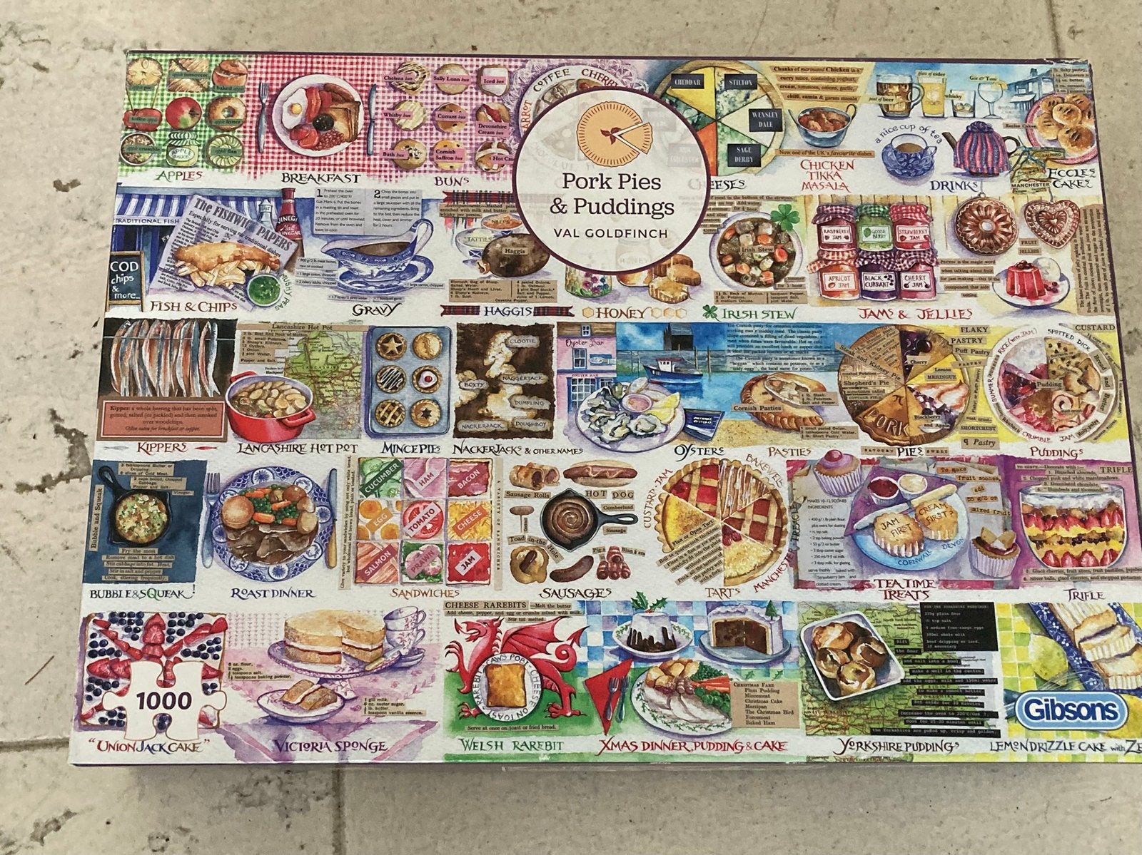 Gibsons puzzel, Ophalen of Verzenden, 500 t/m 1500 stukjes, Zo goed als nieuw, Legpuzzel