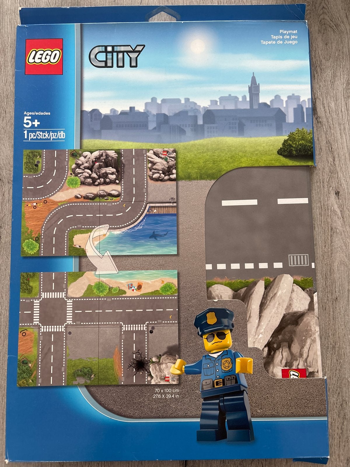 Lego City Speelmat karton - Nieuwstaat. In orig. verpakking, City, Lego, Accessoire, Ophalen of Verzenden