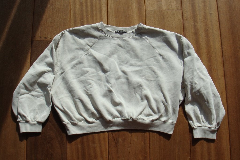 Zara sweater witte trui 2025 maat L NETTE STAAT €1,95, Maat 38/40 (M), Ophalen of Verzenden, Gedragen, Wit