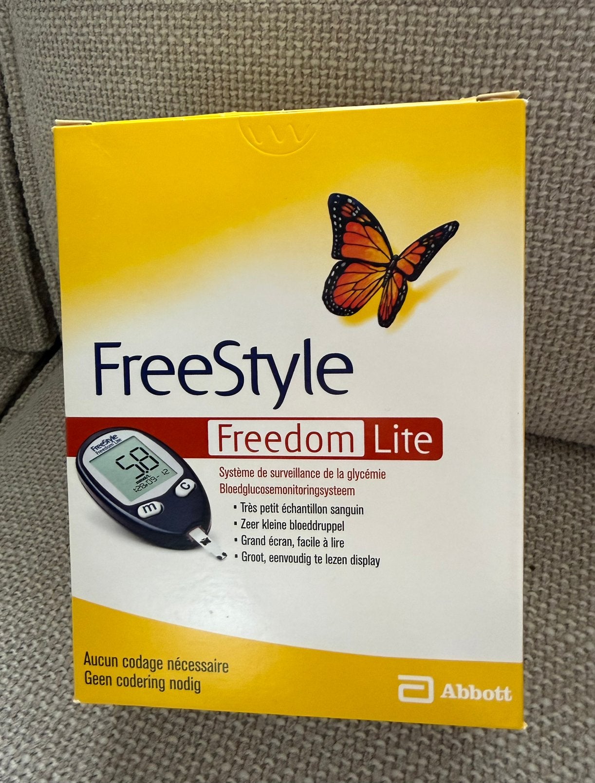 Set: FreeStyle Freedom Lite glucosemtr. teststrips+Lancetten, Ophalen of Verzenden, Zo goed als nieuw, Overige typen