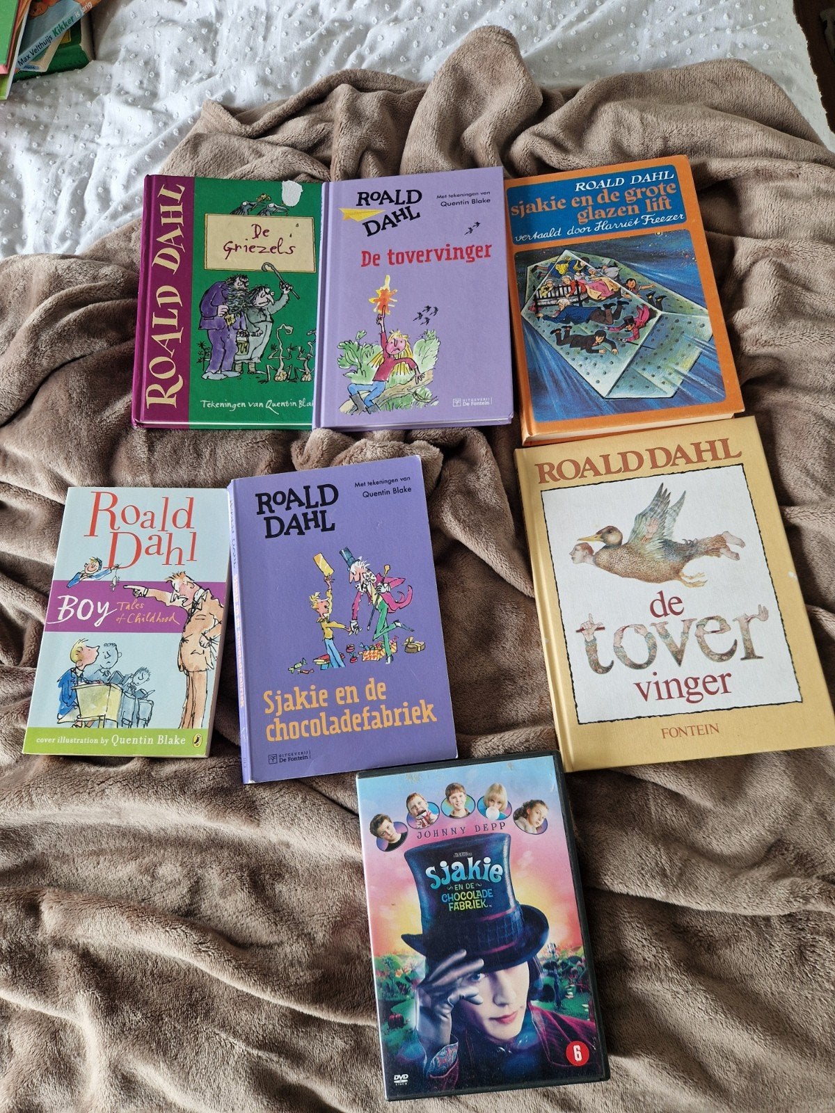 Roald Dahl Boeken & Sjakie en de Chocoladefabriek DVD, Ophalen of Verzenden, Gelezen, Roald Dahl, Fictie algemeen