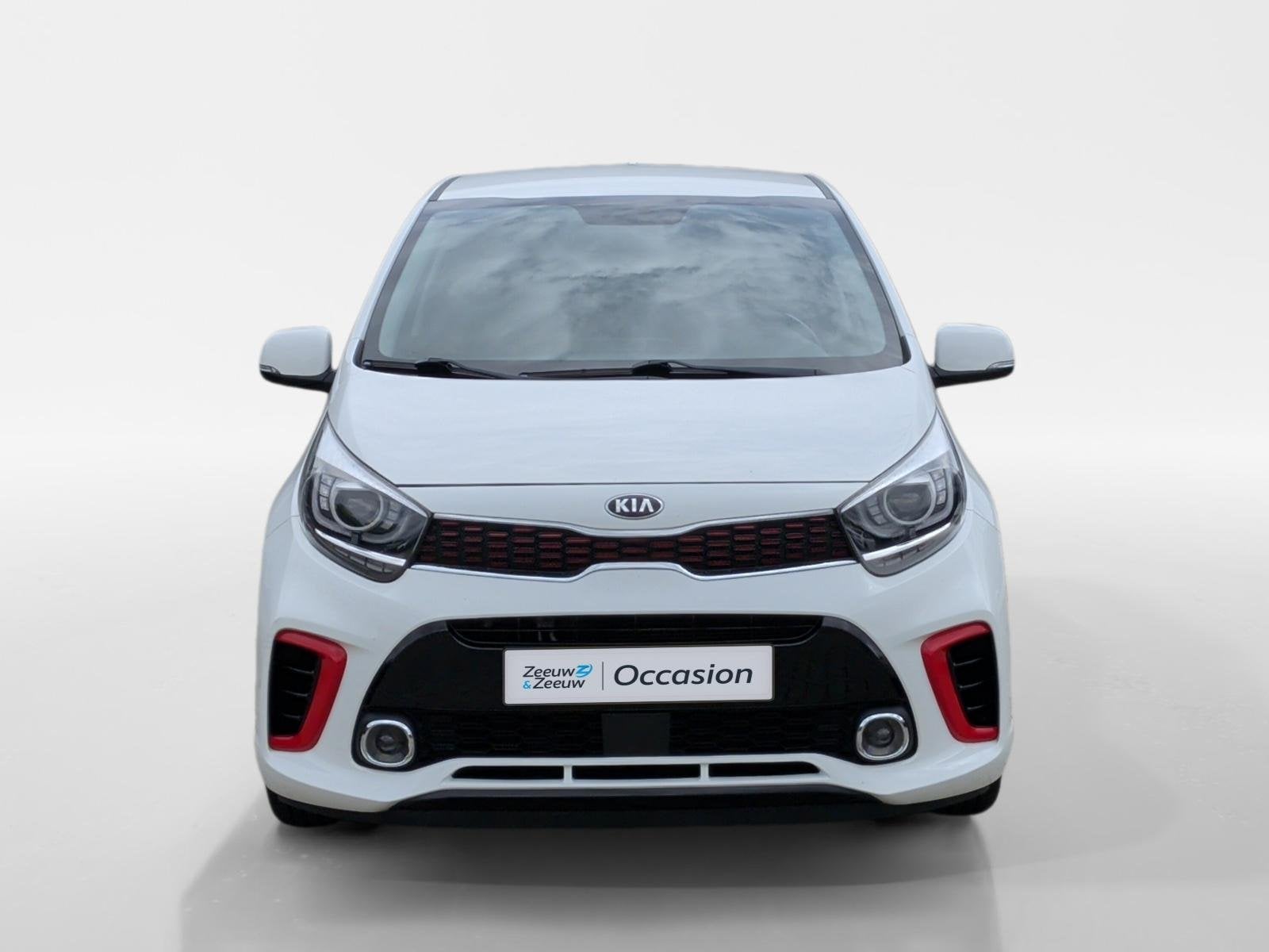 Kia Picanto 1.2 CVVT GT-Line | Vol opties | Stoelverwarming, Auto's, Voorwielaandrijving, Gebruikt, 4 cilinders, Wit