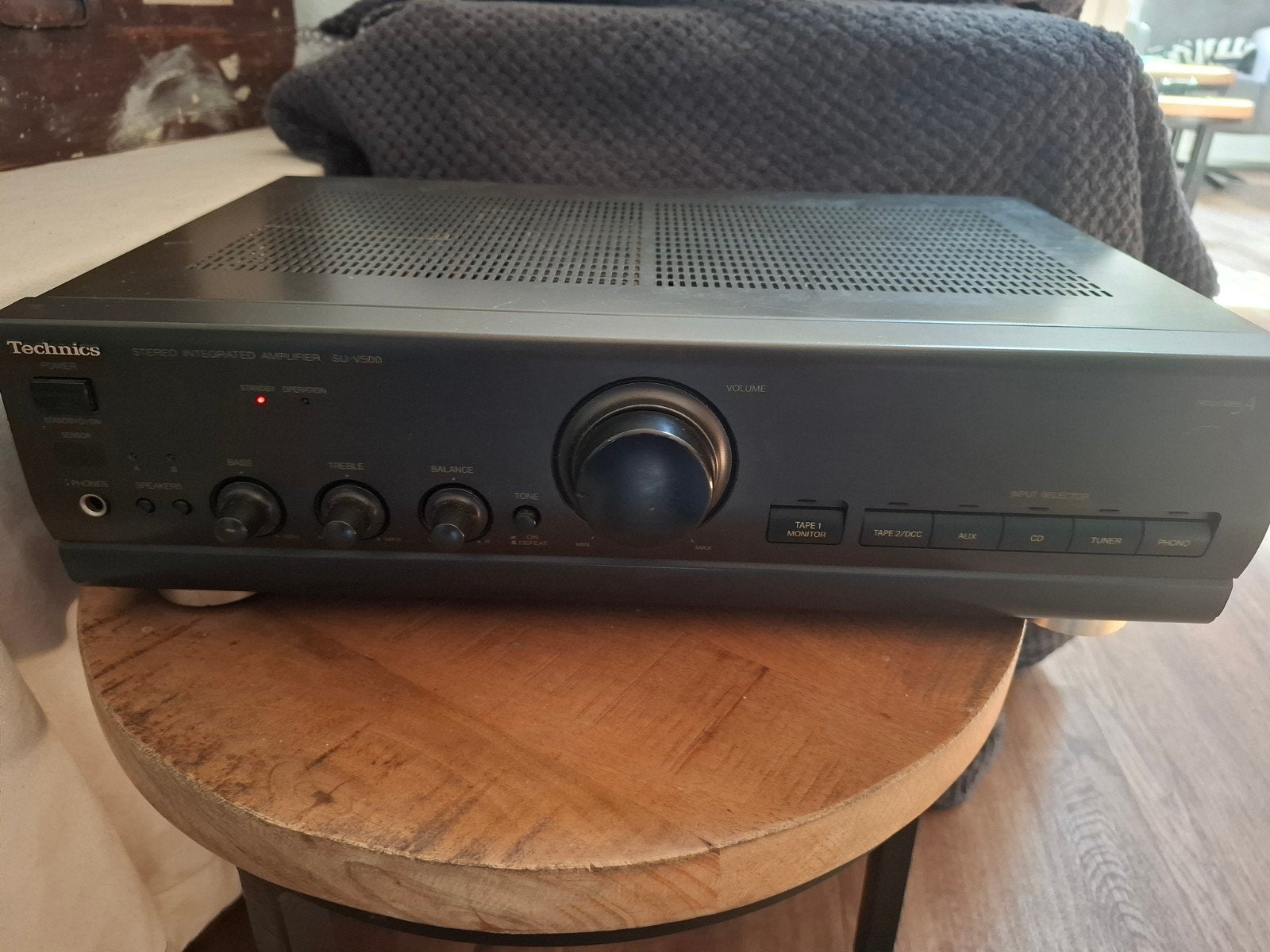 Technics SU-V500 Stereo Geïntegreerde Versterker, Audio, Tv en Foto, Overige merken, Gebruikt, Ophalen of Verzenden, 120 watt of meer