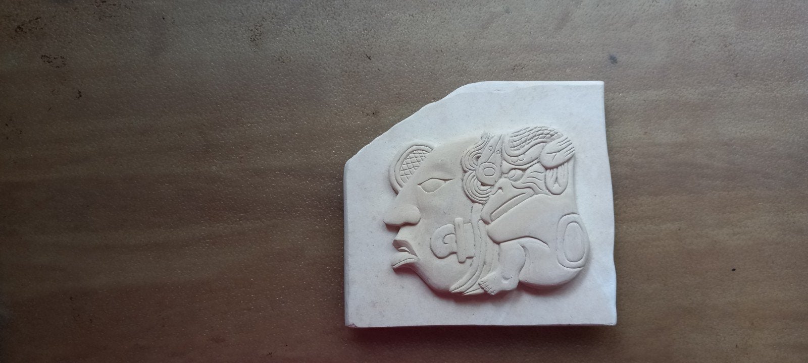 Inca Maya Azteek Souvenier Reliëf Steen, Antiek en Kunst, Ophalen of Verzenden