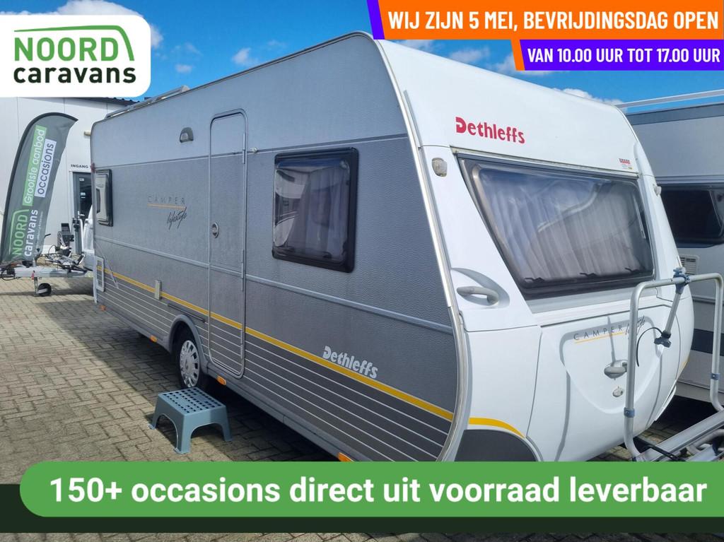 Dethleffs CAMPER  LIFESTYLE 510 FRANSBED + VOORTENT + LUIFE, Rondzit, 7 tot 8 meter, Bedrijf, Dethleffs
