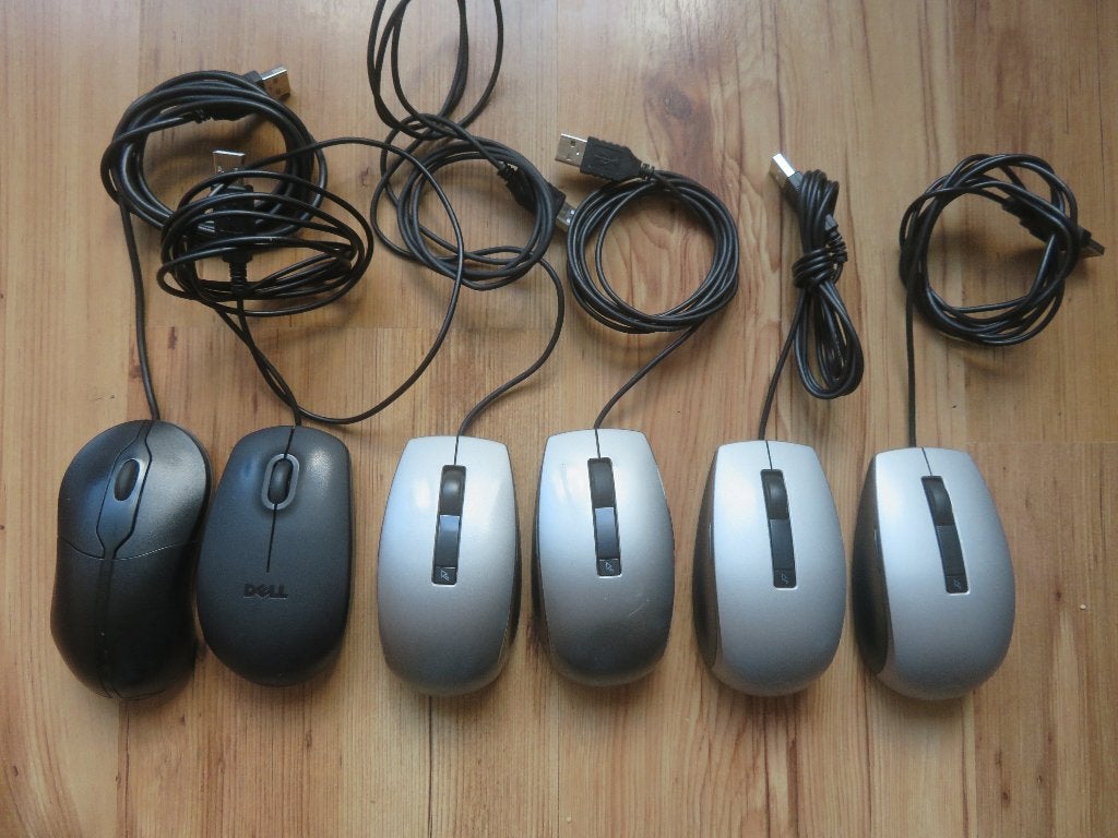 Dell muizen 7 stuks, Computers en Software, Ophalen, Muis, Gebruikt, DELL