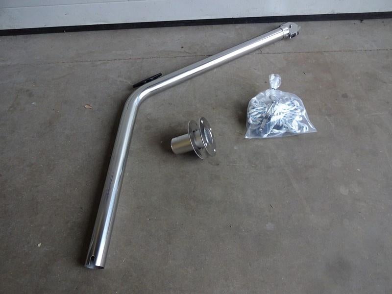 Davit, RVS, compleet (60 mm buis, 85 kg), NIEUW, Ophalen, Nieuw, Overige typen
