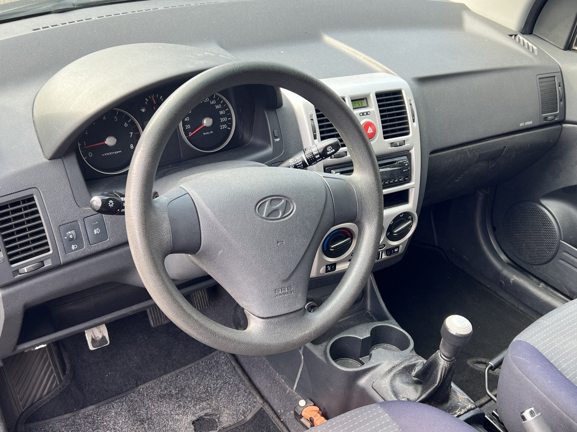 Hyundai Getz 1.4i Active Joy | Airco | RIJKLAAR | NAP, Auto's, Hyundai, Voorwielaandrijving, Zwart, 4 cilinders, Blauw