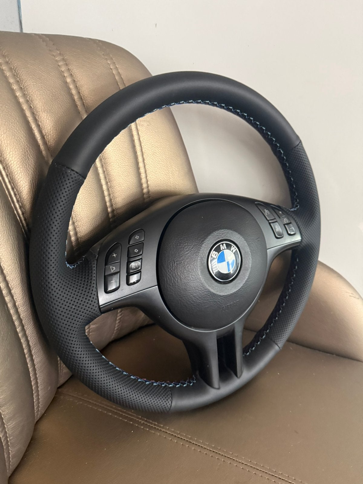 Bmw e39 e46 e53 e83 leder stuurwiel, Ophalen of Verzenden, BMW