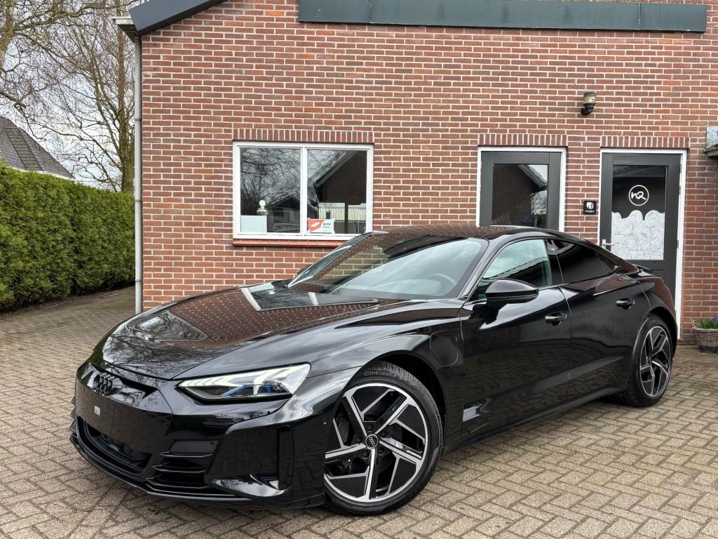 Audi E-TRON GT Quattro B&O Matrix Led., Auto's, Audi, Bedrijf, Overige modellen, Elektrisch, Coupé, Automaat, Geïmporteerd, Zwart