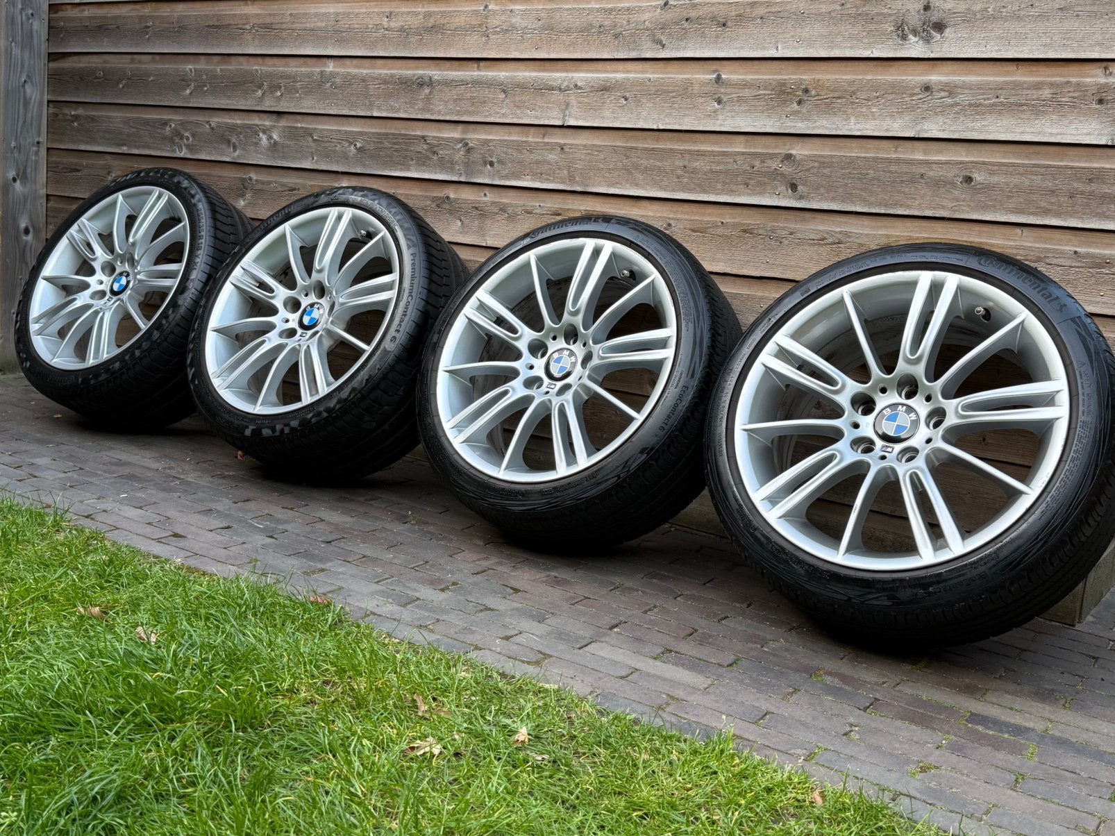 Orig BMW 3-serie E90 Styling 193 M 18 inch velgen breedset, Auto-onderdelen, Banden en Velgen, 18 inch, Gebruikt, 255 mm, Banden en Velgen
