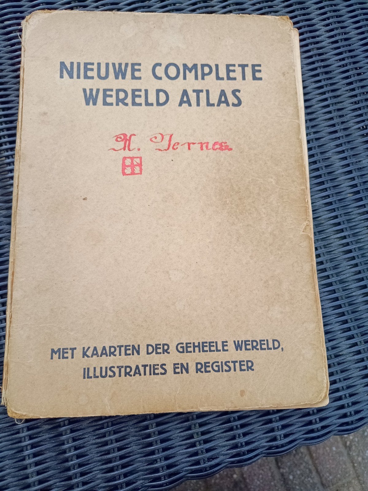 wereldatlas vintage, Ophalen of Verzenden, Gelezen, 1800 tot 2000, Landkaart