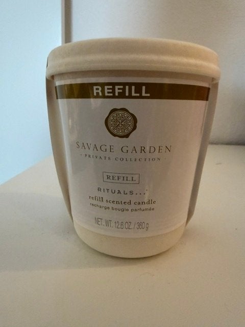 Nieuw Rituals Savage Garden refill geurkaars kaars 360g, Ophalen of Verzenden, Kaars, Rituals