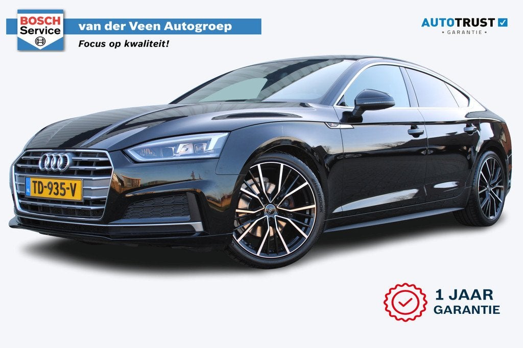 Audi A5 Sportback 1.4 TFSI Sport S-line Edition | Incl. 12 m, Auto's, Audi, 12 maanden, Gebruikt, 4 cilinders, Zwart