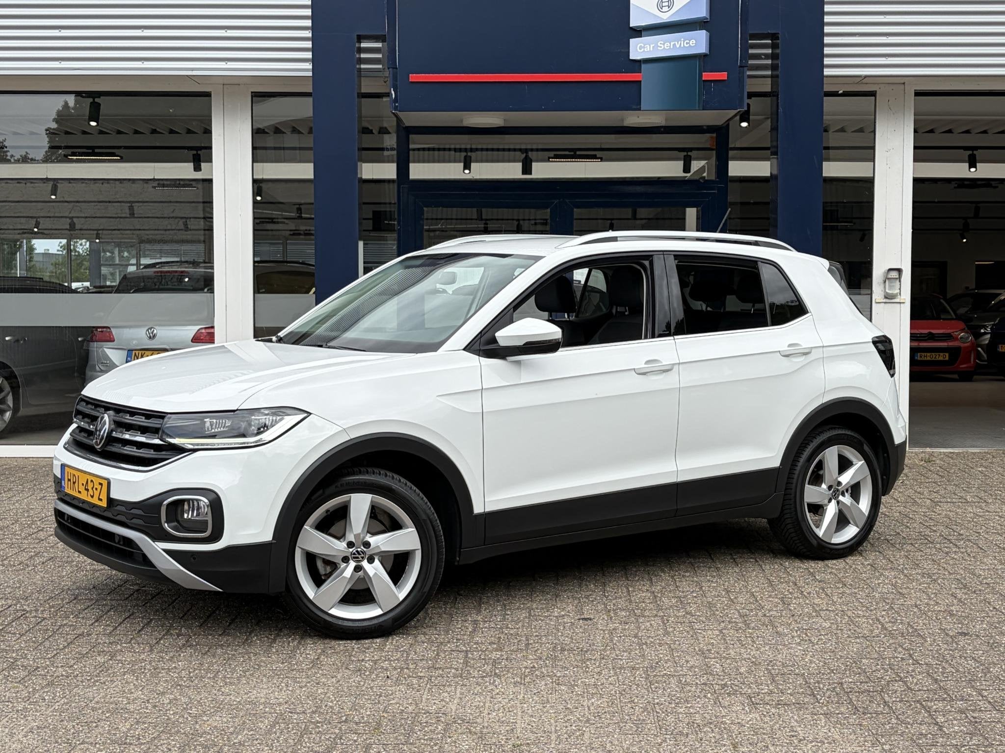 Volkswagen T-Cross 1.0 TSI Style / Adaptieve Cruise-Control, Auto's, Voorwielaandrijving, Gebruikt, Wit, Bedrijf