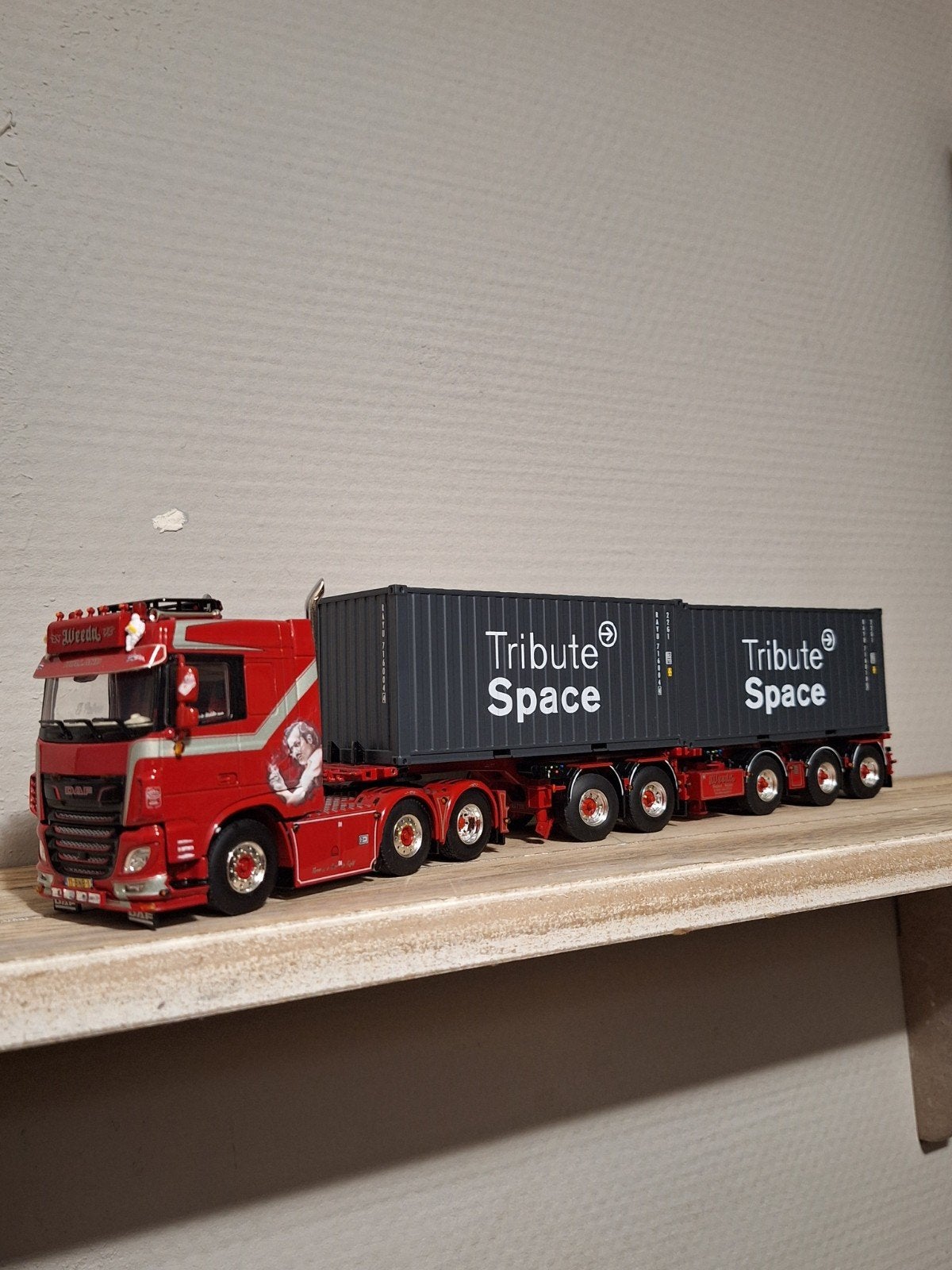 Wsi Weeda transport, Hobby en Vrije tijd, Modelauto's | 1:50, Ophalen of Verzenden, Zo goed als nieuw, Bus of Vrachtwagen, Wsi