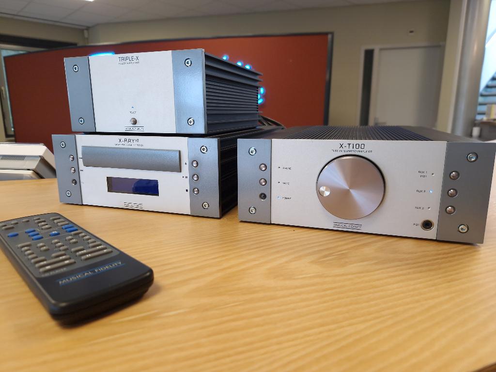 ✅ Musical Fidelity X-T100 + X-Ray V8 + Triple-X set, Ophalen of Verzenden, Cd-speler, Overige merken