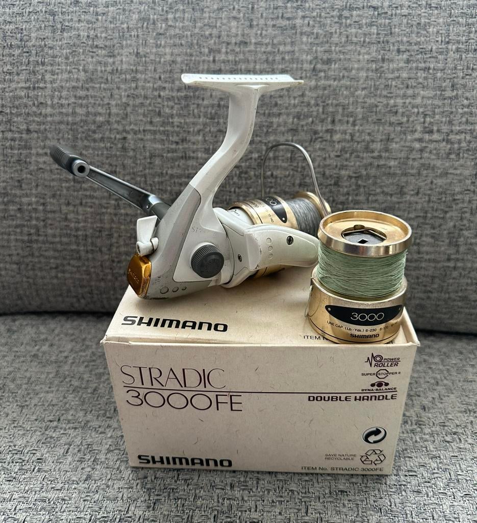 Shimano stradic 3000 FE., Watersport en Boten, Ophalen of Verzenden, Gebruikt, Molen