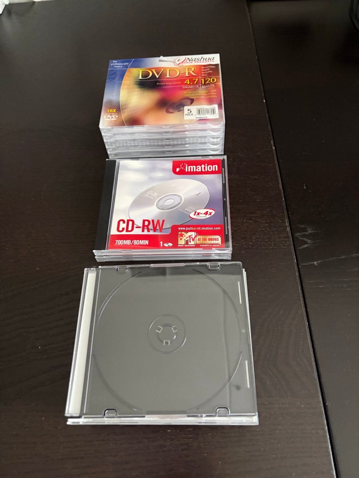 DVD-R en CD-RW schijven - Nashua en Imation, Ophalen of Verzenden, Nieuw, Dvd, Herschrijfbaar