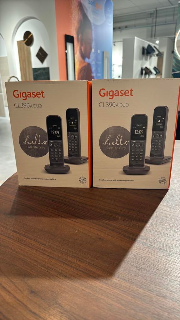 Vaste telefoon Gigaset CL390A duo, Ophalen, Nieuw, 2 handsets