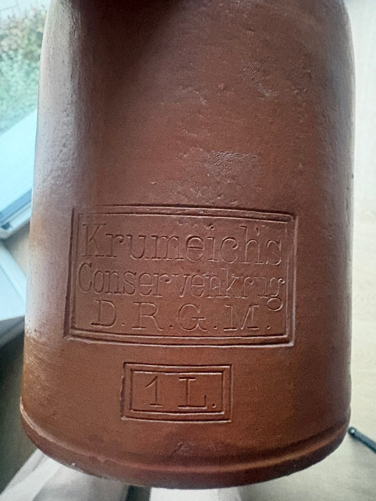 Krumeich's Conservenkrug - 1 Liter, Ophalen of Verzenden
