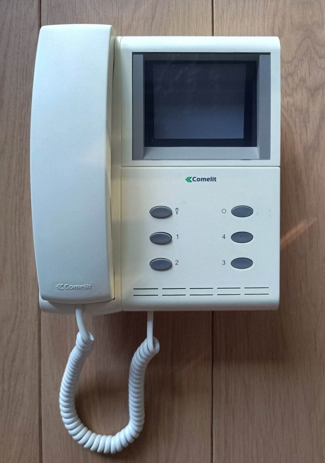Comelit video intercom 4701w/a, Ophalen of Verzenden, Ingebouwde camera, Zo goed als nieuw, Bedraad
