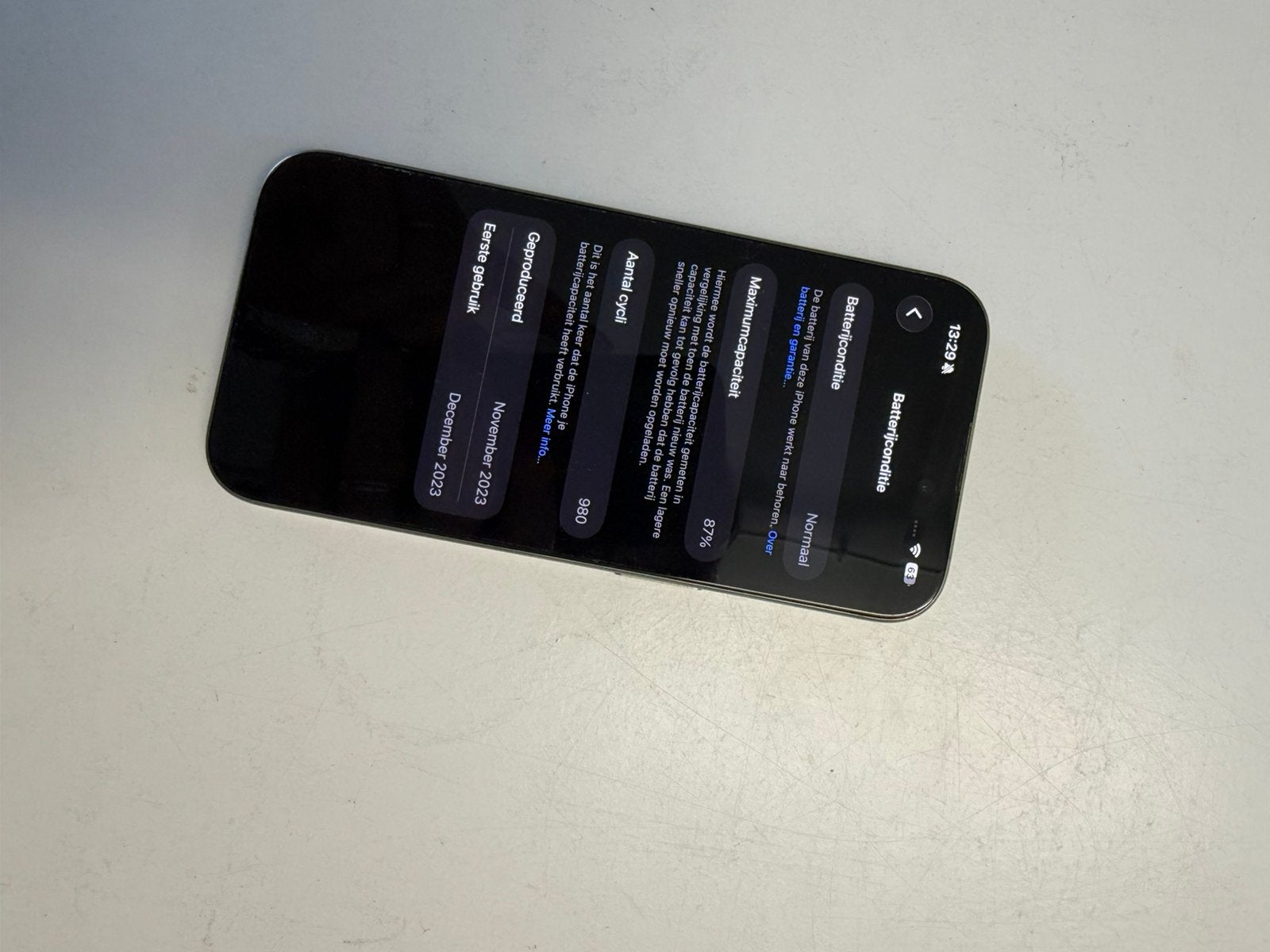 Foto 7 van iPhone 15 Pro 128GB – 87% batterij