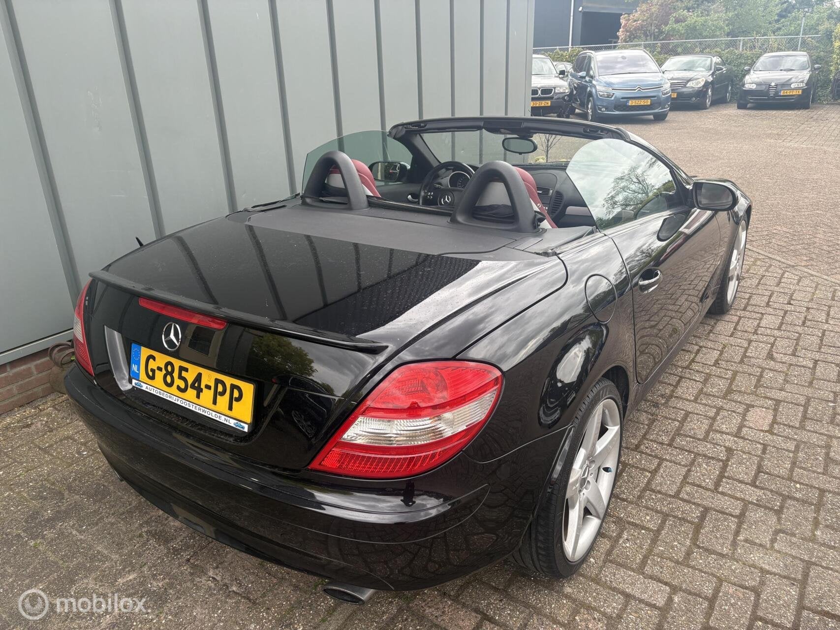 Mercedes SLK-klasse 200K Cruise - Leder - Airco - APK - 6Bak, Achterwielaandrijving, Gebruikt, 4 cilinders, Automatische klimaatregeling