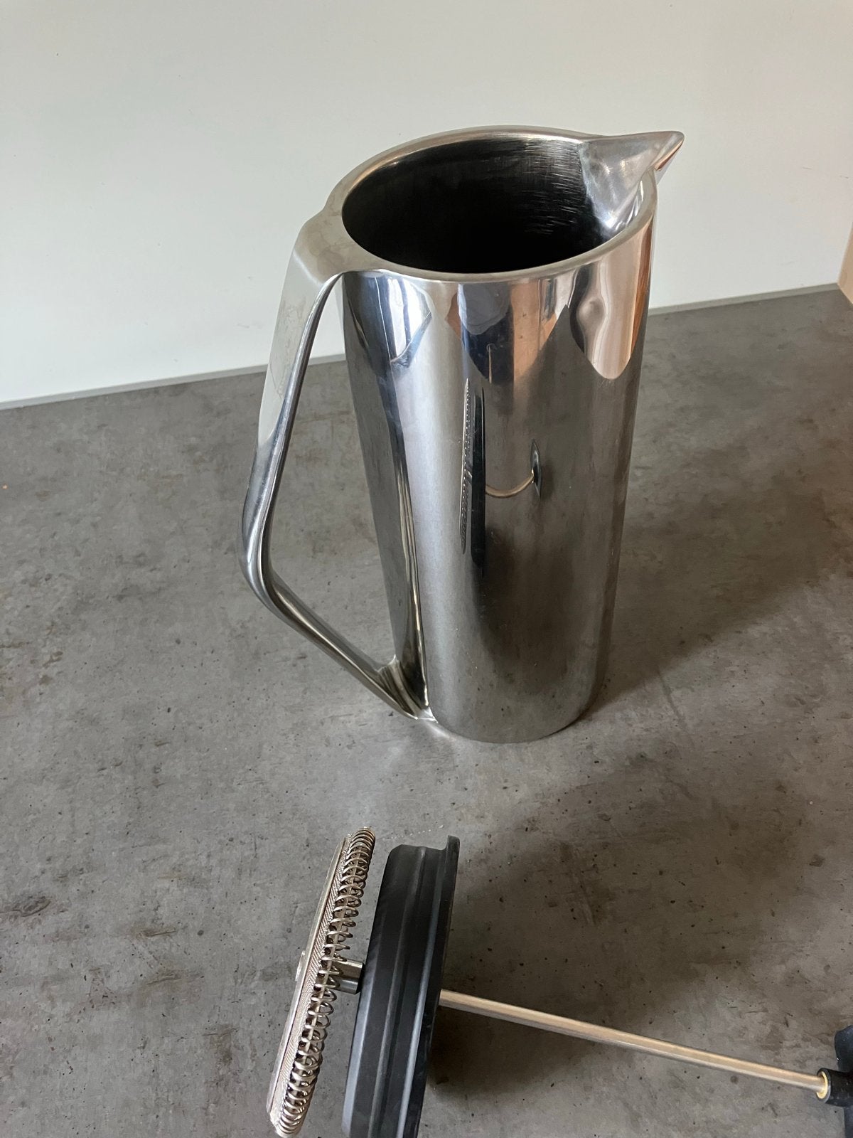 Deens Design Cafetière - Menu, Ophalen, Zilver, Metaal, Overige merken