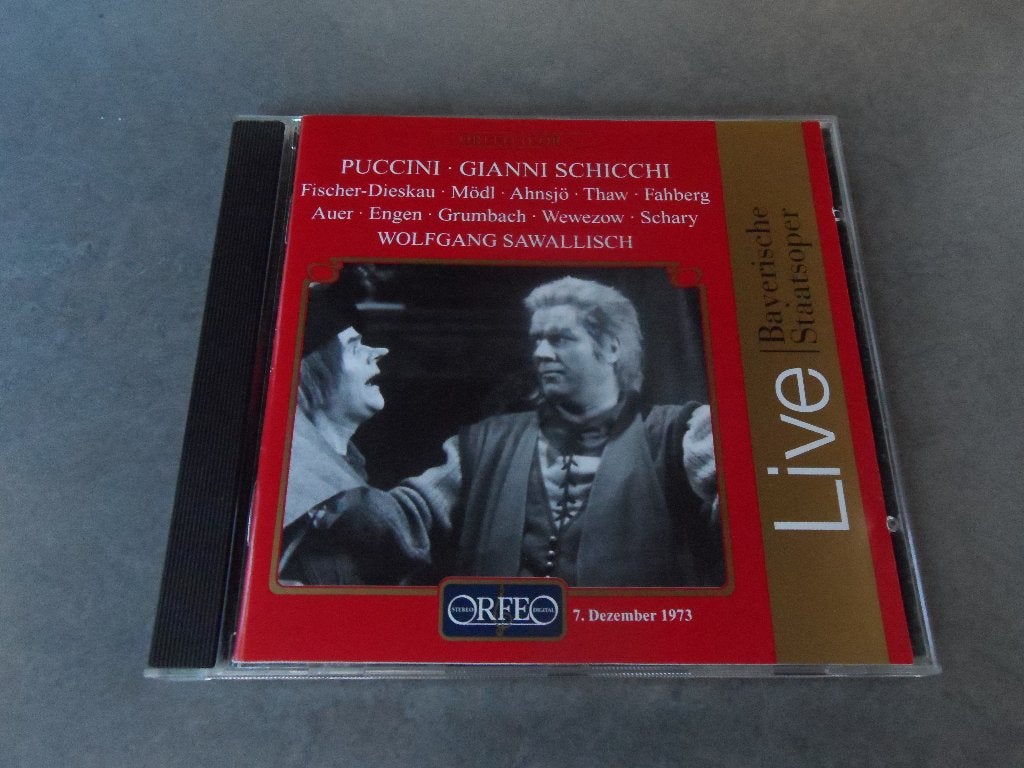 Puccini, Wolfgang Sawallisch / Gianni Schicchi - CD, Verzenden, Romantiek, Gebruikt