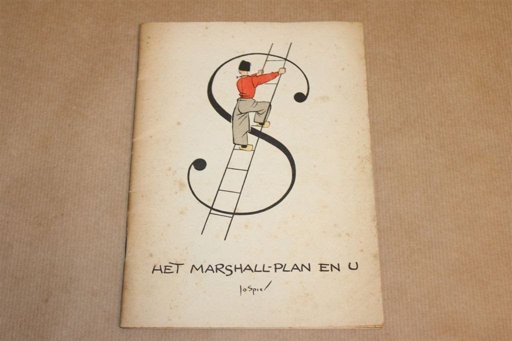 Het Marshall-plan en u - Jo Spier - 1950, Boeken, Ophalen of Verzenden, Zo goed als nieuw