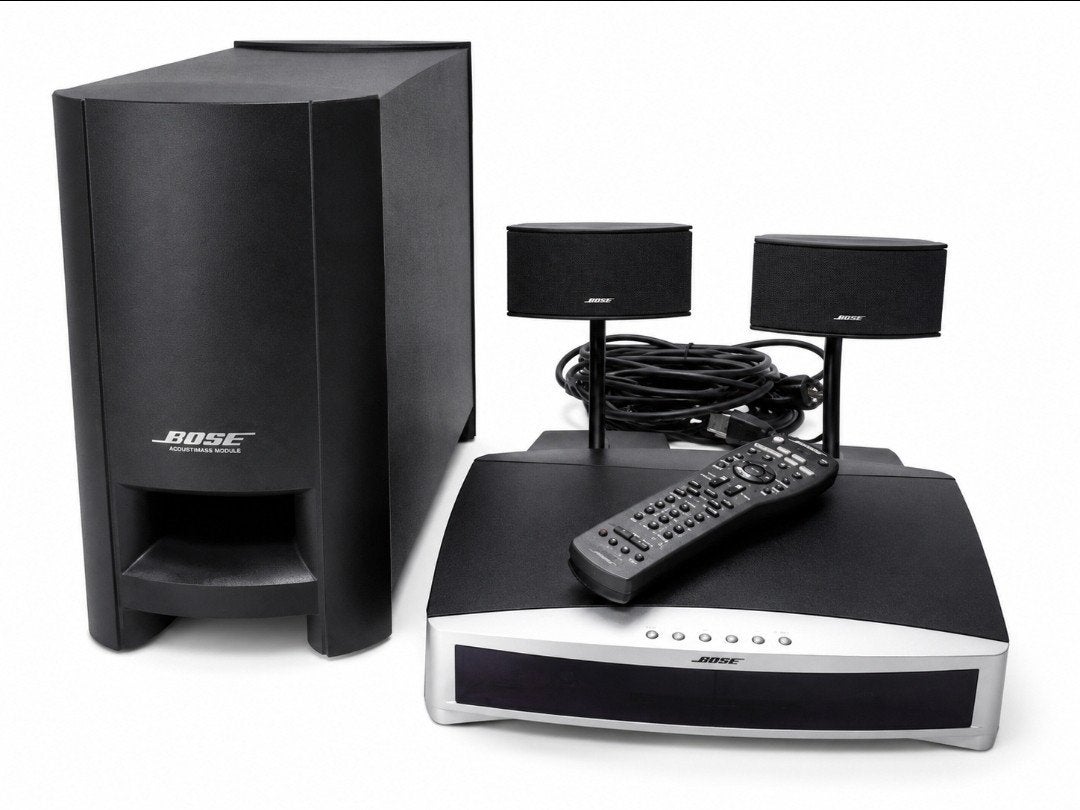 top geluid Bose 321  AV3-2-1 111 Media Center met HDMI en af, 2.1-systeem, Zo goed als nieuw, Dvd-speler, Ophalen