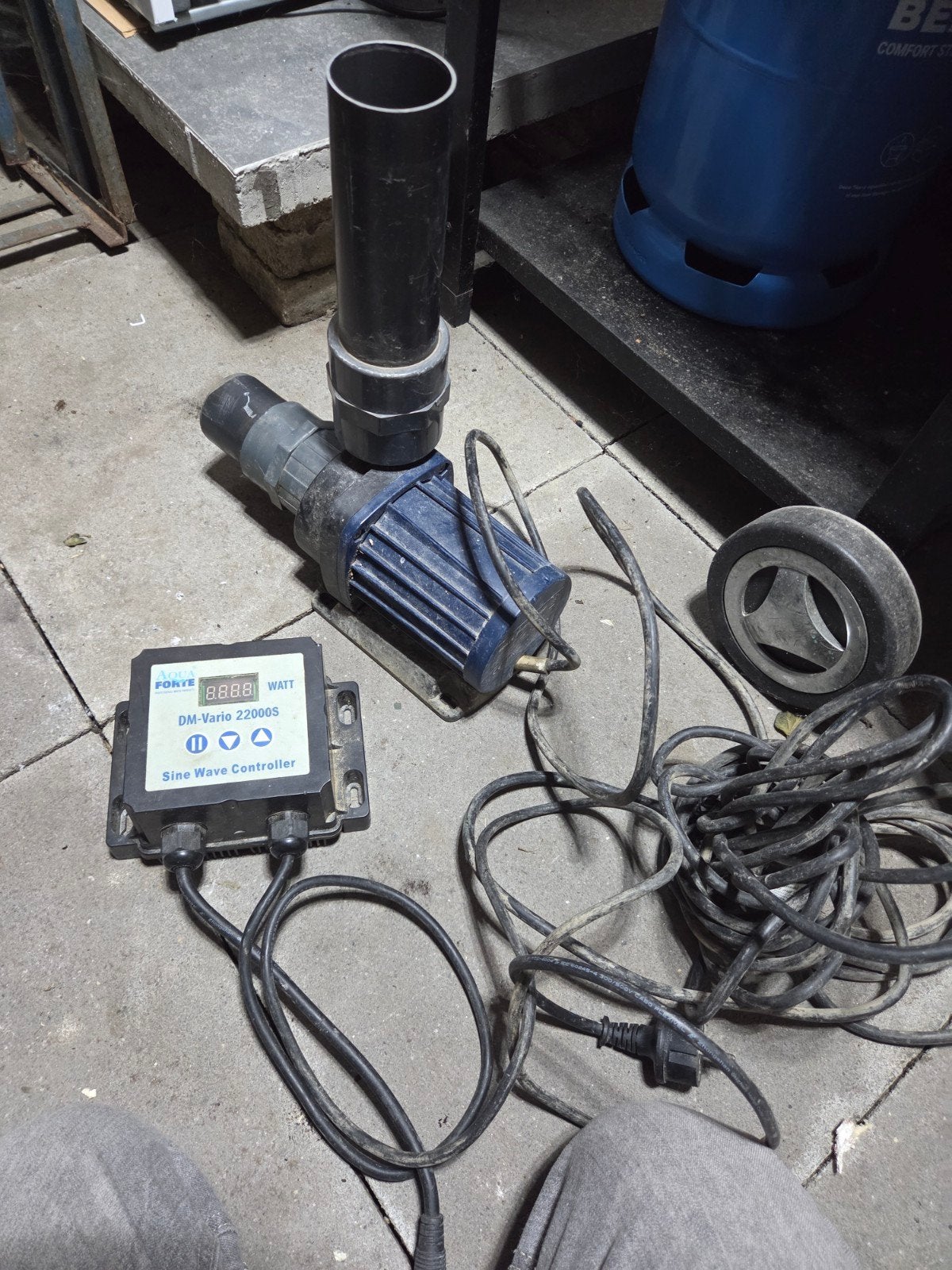 AquaForte DM-Vario 22000S vijverpomp met controller, Ophalen of Verzenden, Gebruikt, Overige typen