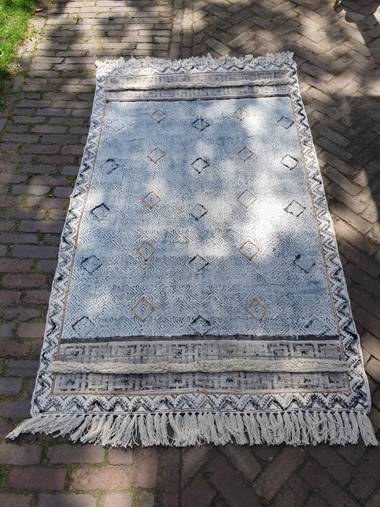 Vloerkleed/ wandkleed, vintage look, Bohemian, Modern, Scandinavisch, 100 tot 150 cm, Onbekend, 200 cm of meer