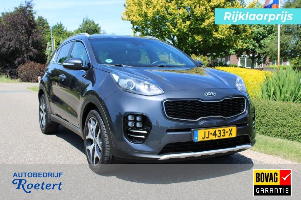 Kia SPORTAGE 1.6 T-GDI 177pk First Edition ECC/camera/leer/n, Auto's, Kia, Voorwielaandrijving, Gebruikt, 4 cilinders, Met garantie (alle)