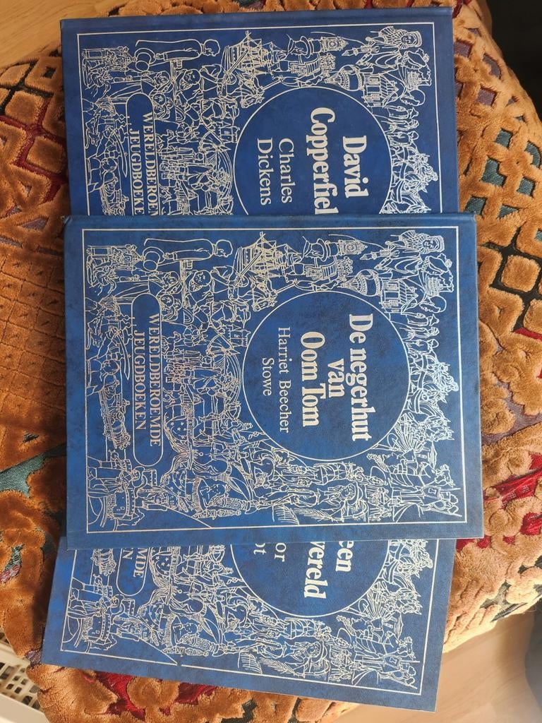 Wereldberoemde Jeugdboeken: Oom Tom, David Copperfield, Ophalen of Verzenden, Zo goed als nieuw, Harriet Beecher Stowe, Charles Dickens