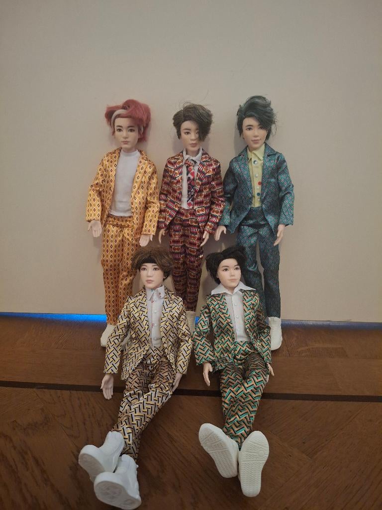 BTS poppen set, Ophalen, Zo goed als nieuw, Pop