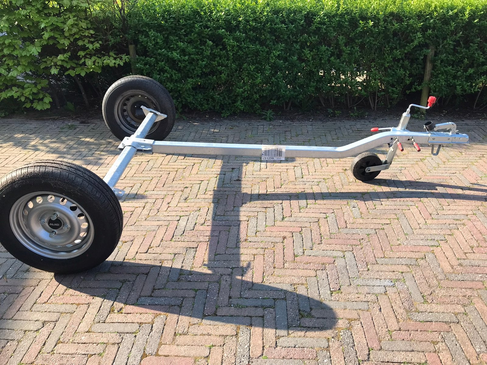 Onderstel aanhangwagen, Ophalen, Nieuw