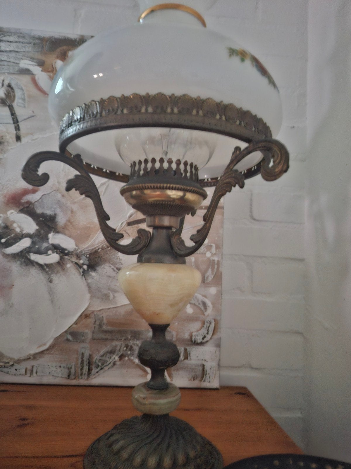 Mooi staande lamp, Ophalen