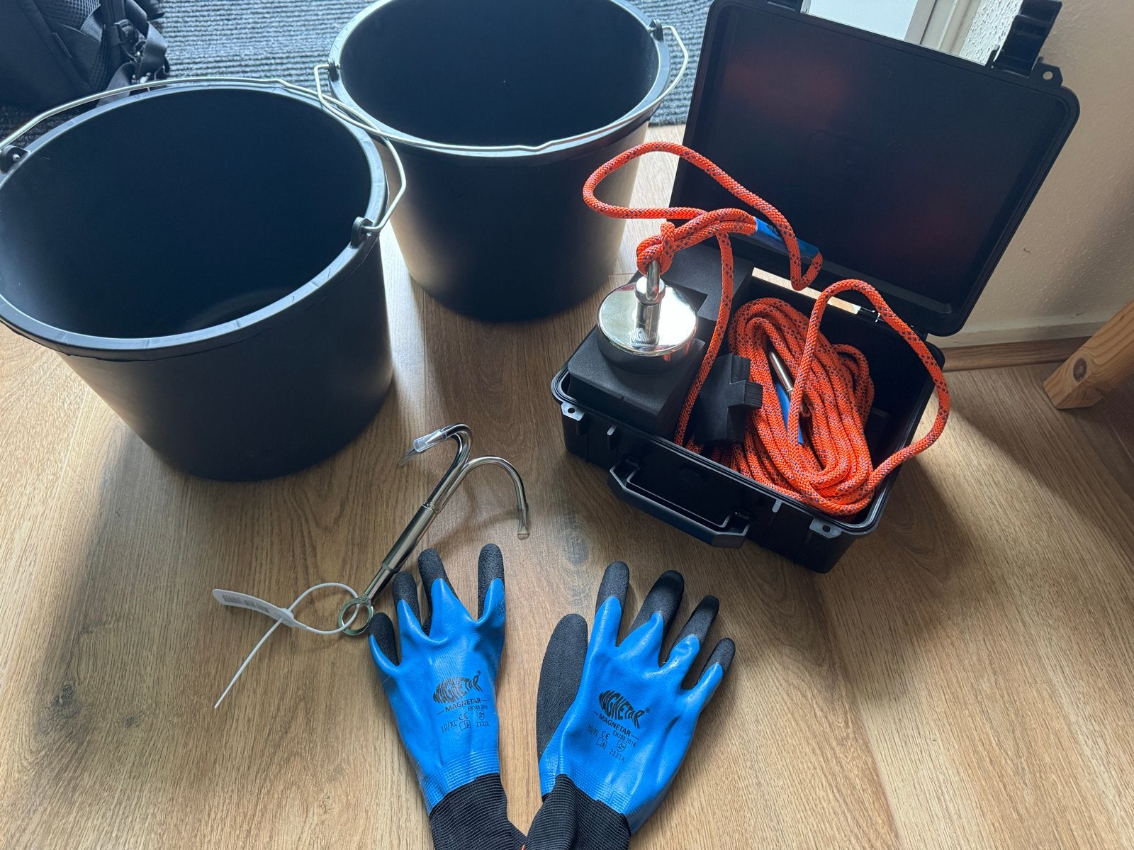 Magnetar Classic 400kg vismagneet set, enkelzijdig, gevorder, Ophalen, Nieuw
