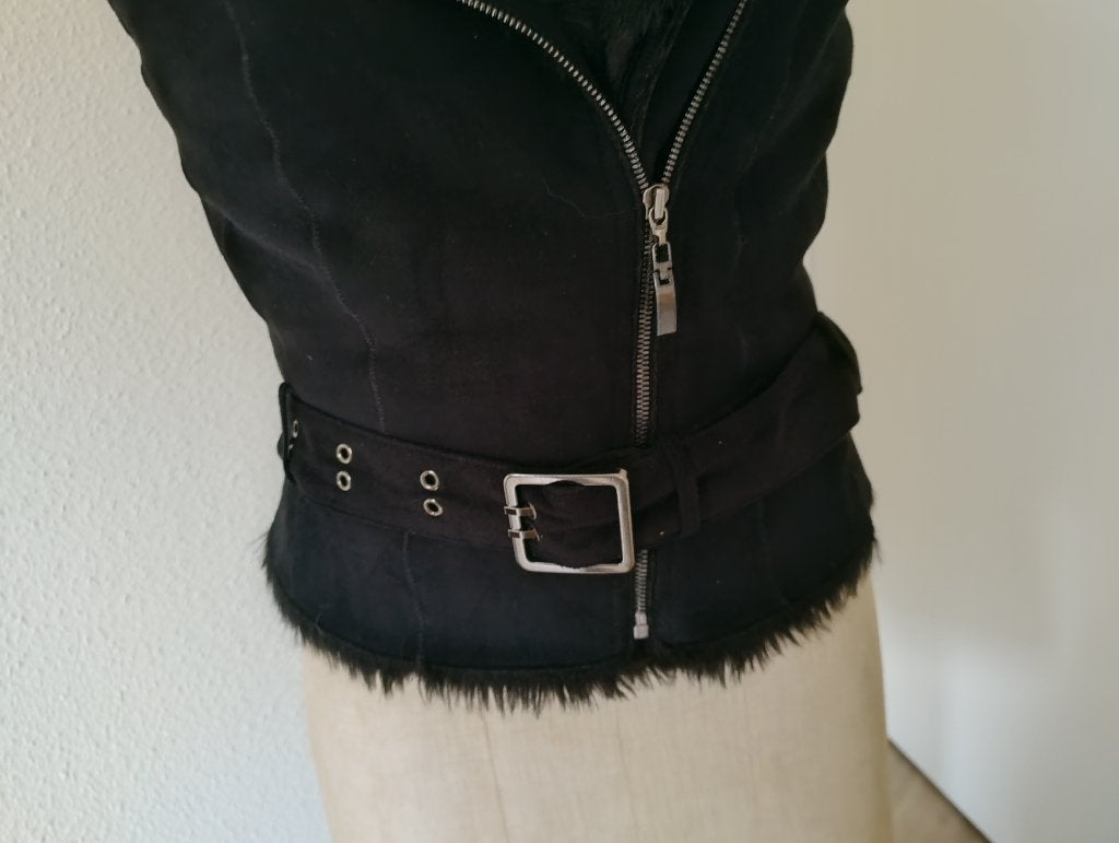 bodywarmer Claudia Strater 36, Kleding | Dames, Verzenden, Zwart, Zo goed als nieuw, Claudia Sträter