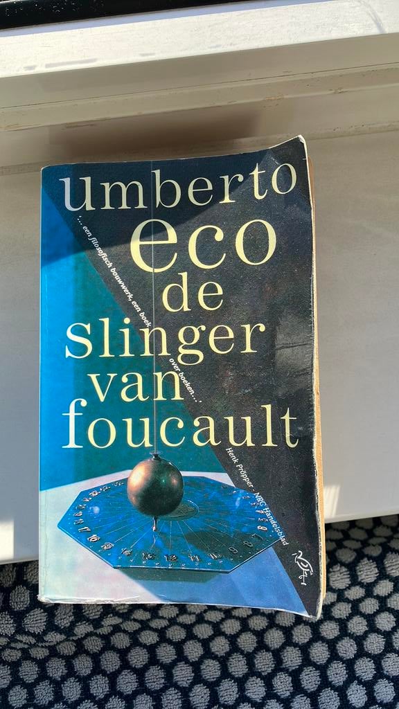 Umberto Eco - Slinger van foucault, Ophalen of Verzenden, Gelezen, Umberto Eco