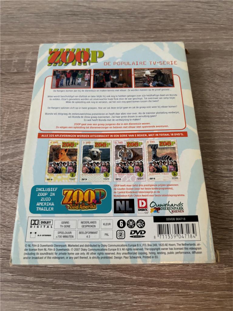 Dvd's Zoop - Deel 1 en 2, Cd's en Dvd's, Dvd's | Tv en Series, Vanaf 6 jaar, Ophalen of Verzenden, Gebruikt